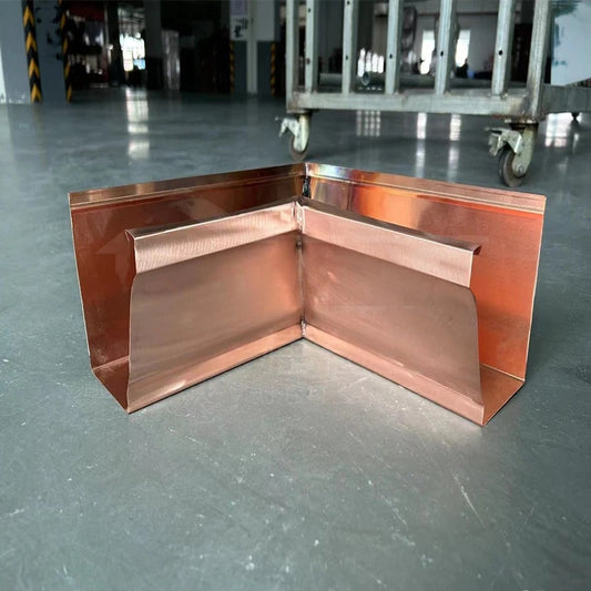 Square Copper Gutter Corner Piece (CGK041)