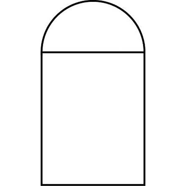 Window C53 (Non-Opening, Round or Curved Top)
